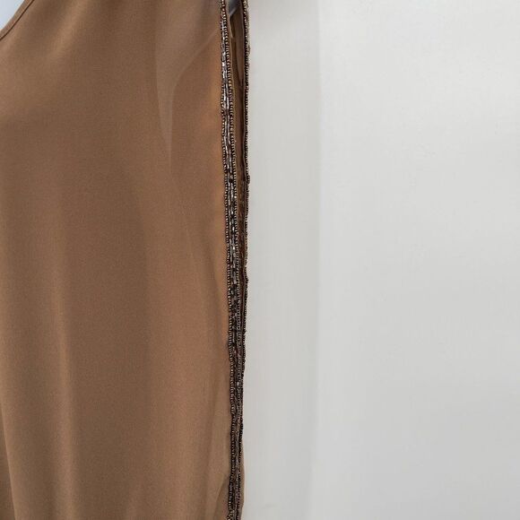 Myan Beaded Gatsby Sleeveless Fitted Sheath Mini Dress - Picture 6 of 9